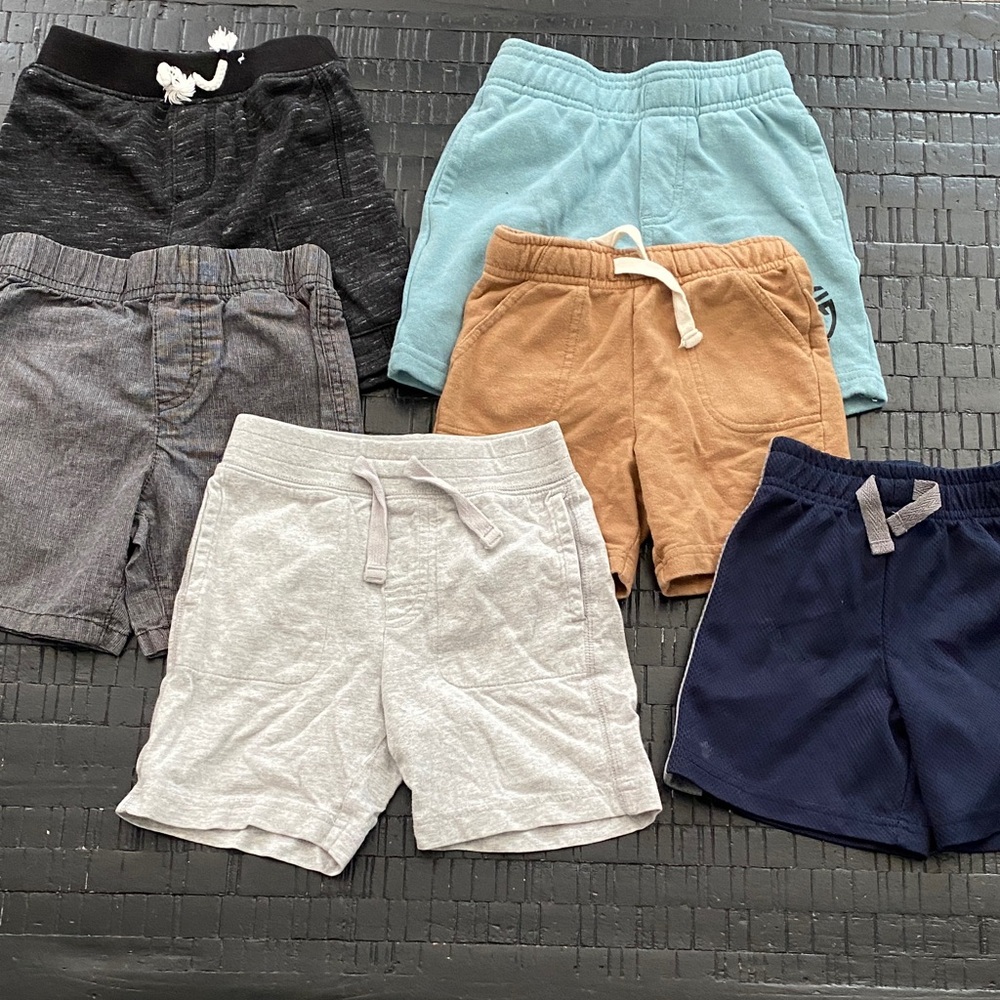 Kids Assorted Color Shorts Set